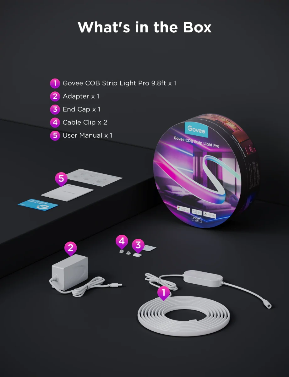 Govee COB Strip Light Pro - 3M-148847 Govee COB Strip Light Pro - 3M-148847