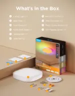 Govee 30cm RGBWW + RGBIC Smart Square Ceiling Light ( 1-Pack )-148876