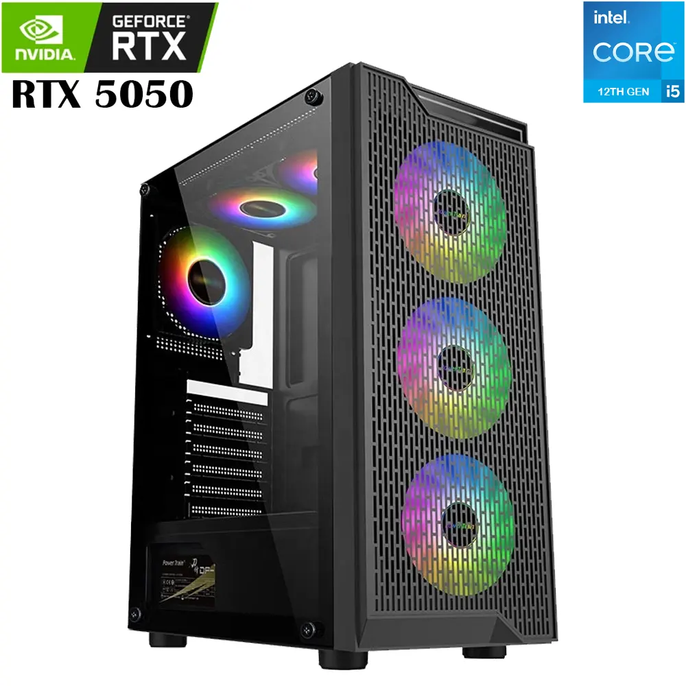Lovingcool Intel Core I5-12th Gen Rtx 5050 Twin Edge Gaming Pc - Black-0 Lovingcool Intel Core I5-12th Gen Rtx 5050 Twin Edge Gaming Pc - Black-0