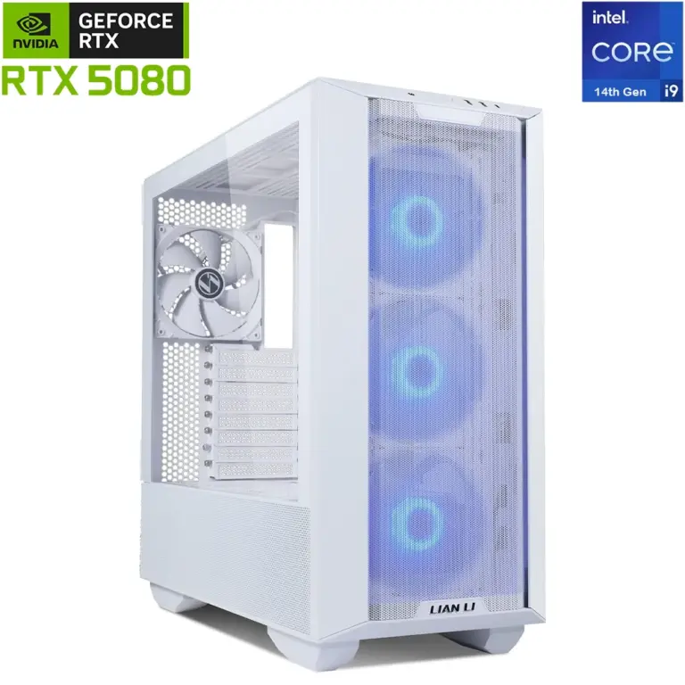 Lian Li Intel Core I9-14th Gen Rtx 5080 16gb Gaming Pc - White-0