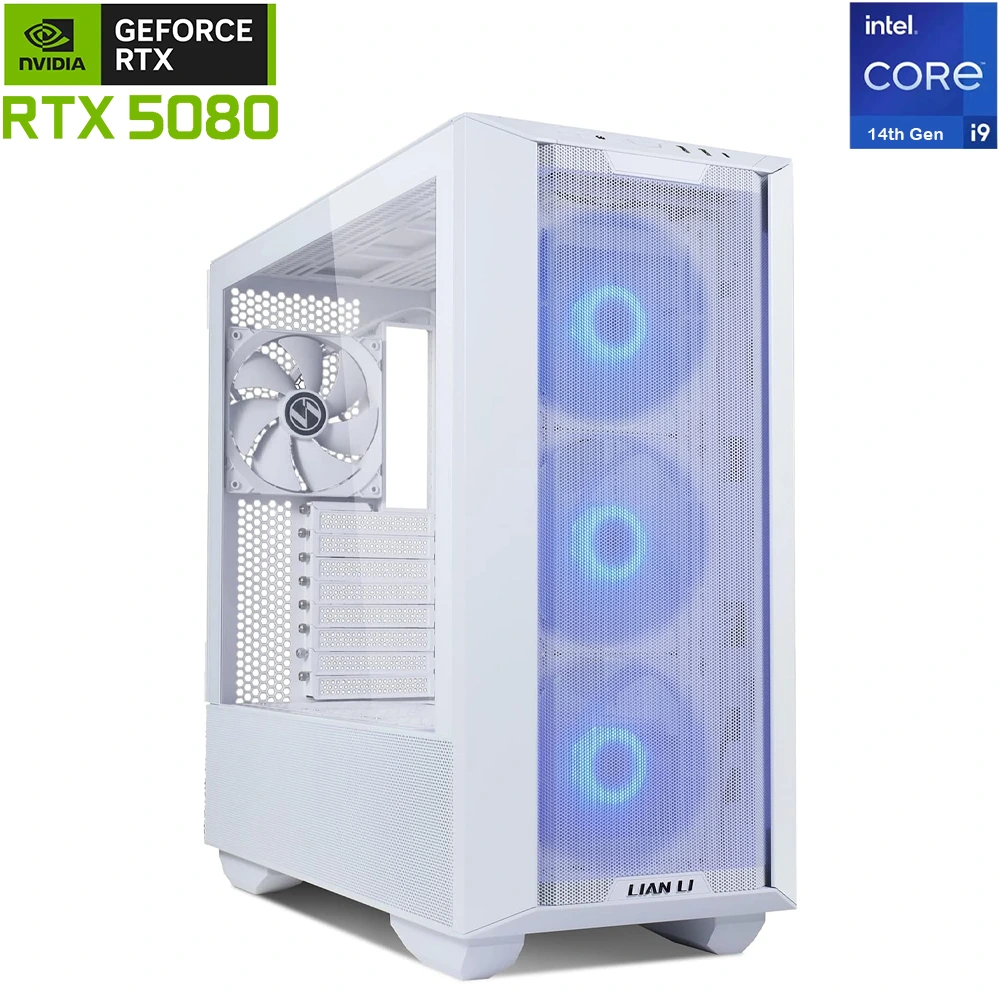 Lian Li Intel Core I9-14th Gen Rtx 5080 16gb Gaming Pc - White-0 Lian Li Intel Core I9-14th Gen Rtx 5080 16gb Gaming Pc - White-0