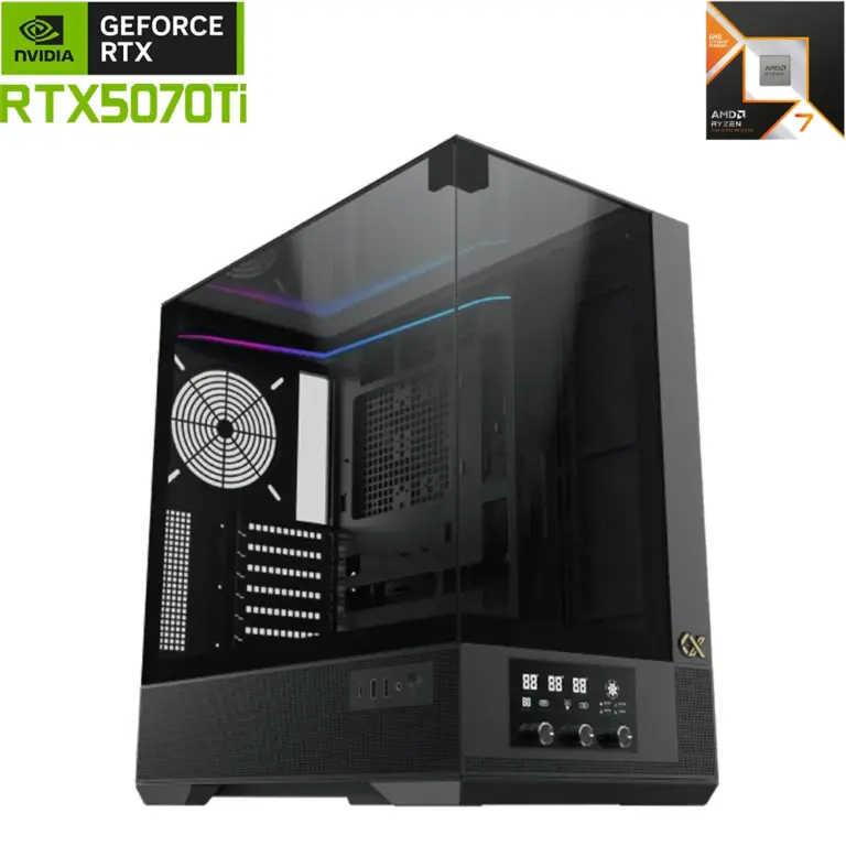 Xigmatek Amd Ryzen 7 9000 Series 9800x3d Rtx 5070 Ti Gaming Pc - Black-0