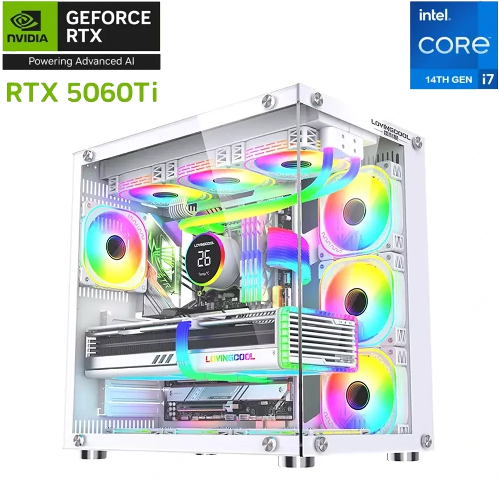 Wjcoolman Intel Core I7-14th Gen Rtx 5060 Ti Gaming Pc - White-0 Wjcoolman Intel Core I7-14th Gen Rtx 5060 Ti Gaming Pc - White-0