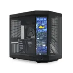 Hyte Y70 Touch Infinite 14.9 Inch Integeated Ips Touchscreen Atx Case - Pitch Black-0