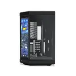 Hyte Y70 Touch Infinite 14.9 Inch Integeated Ips Touchscreen Atx Case - Pitch Black-149083