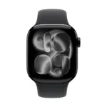 Apple Watch Series 11 GPS 42mm Jet Black Aluminium Case with Black Sport Band - M/L-thumbnail