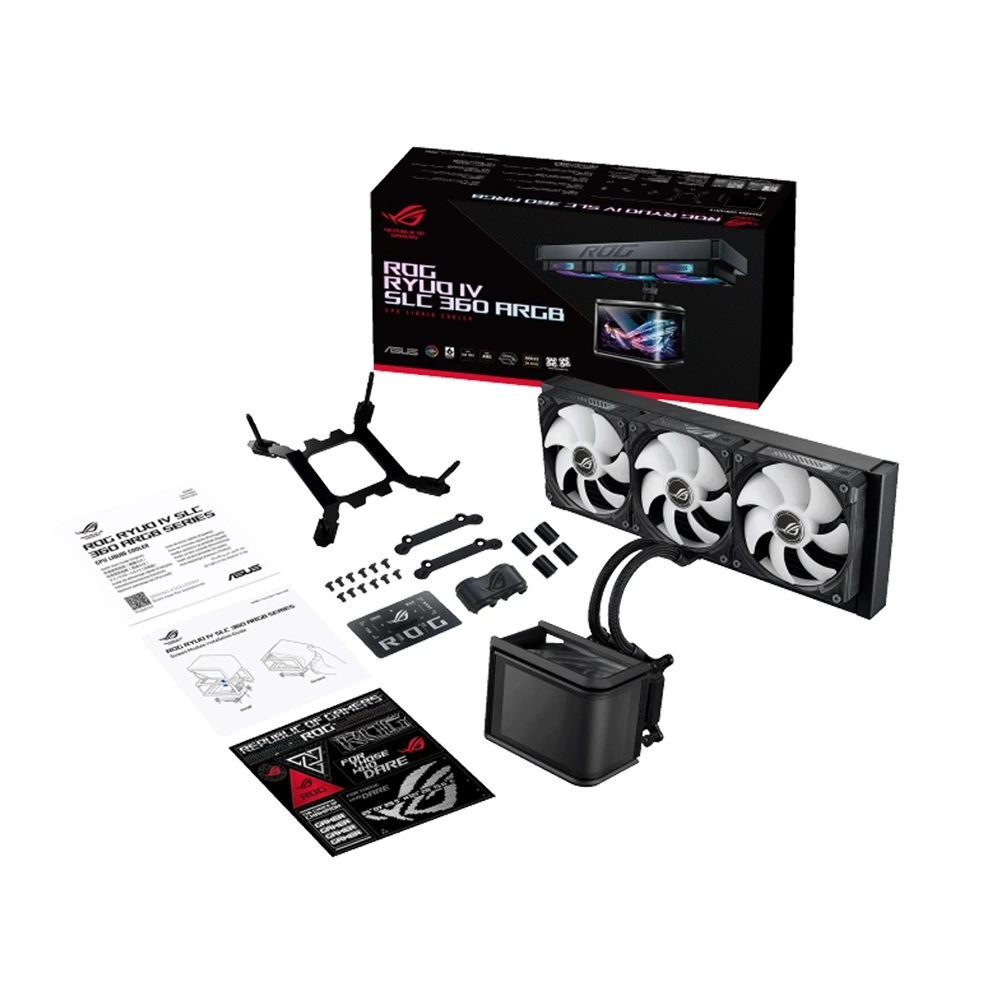 Asus Rog Ryuo IV SLC Curve 6.67" Amoled 2K 60Hz 360MM Cpu Liquid Cooler - Black-148413 Asus Rog Ryuo IV SLC Curve 6.67" Amoled 2K 60Hz 360MM Cpu Liquid Cooler - Black-148413