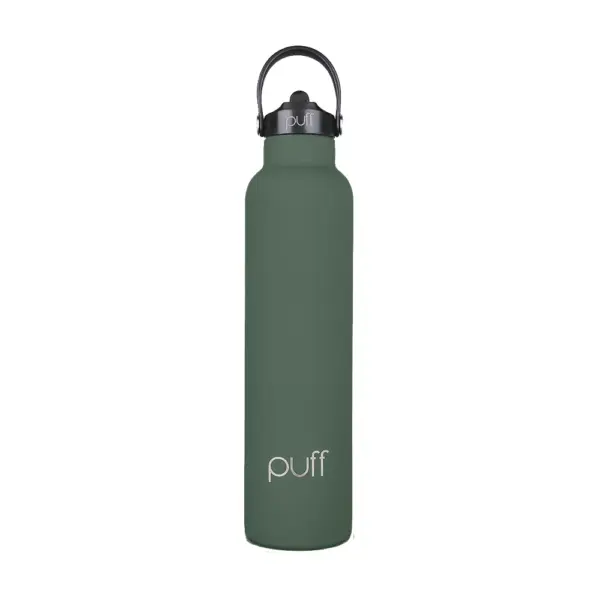 Puff Hot And Cold Water Bottle 500ml - Army Green-0