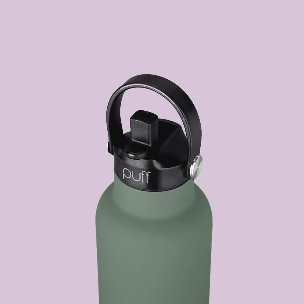 Puff Hot And Cold Water Bottle 500ml - Army Green-148680 Puff Hot And Cold Water Bottle 500ml - Army Green-148680