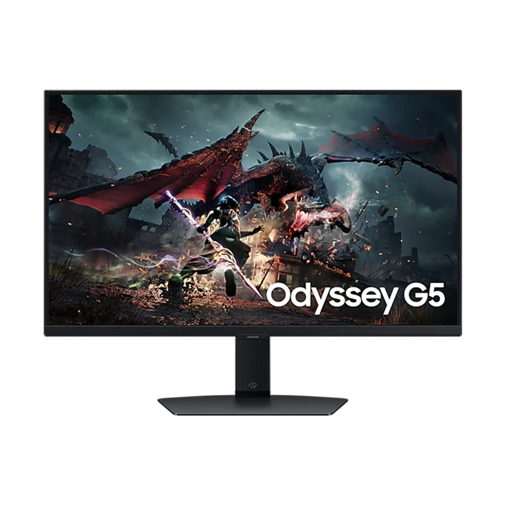 Samsung 27" Odyssey G5 G50D QHD 180Hz Gaming Monitor - Black-0 Samsung 27" Odyssey G5 G50D QHD 180Hz Gaming Monitor - Black-0