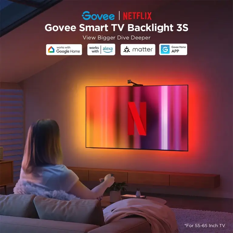 Govee Smart TV Backlight 3S 55"-65" (Netflix-Themed Packaging)-0