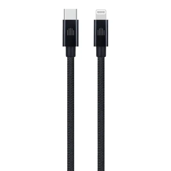 Dviced USB-C to lightning cable Charging & Data transfer 0.25m - Black-0