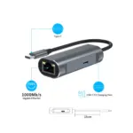 Yuanshan 2-in-1 USB-C Gigabit LAN + PD Adapter-148918