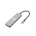 Yuanshan Ultra Slim 4-port Usb-c 3.2 Hub (4-in-1 Adapter) - Gray-0