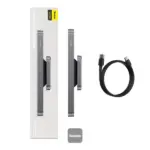 ⁦Baseus Magnetic LED Bedside Lamp Under Cabinet Lamp for Home Kitchen Room Gray⁩ - الصورة ⁦3⁩