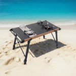 Porodo Lifestyle Cooking Set Dual Stove Camping Table - Black