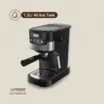 Lepresso Suprema Espresso Machine - Black - Image 5