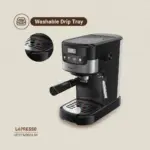 Lepresso Suprema Espresso Machine - Black - Image 3