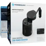 Powerology 200W Universal Car Power Inverter with LED Voltage Display - Image 4