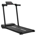Hsm Smart Foldable Home Treadmill Supports Up To 110 Kg - Black Grey