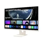 LG 27" (27SR50F) Full HD IPS MyView Smart Monitor with WebOS and Built-in Speakers - White - Image 2