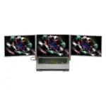 Powerology Portable Dual Screen Monitor - Gray - Image 2