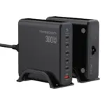Powerology Volt-x Gan 300w Smart Desktop Charger - Black - Image 2