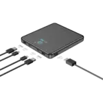 Powerology Voltstream 20000mah Power Bank - Black - Image 3