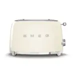 Smeg 2 Slice Toaster 50's Style Aesthetic - Glossy Cream - Image 3