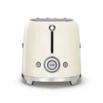 Smeg 2 Slice Toaster 50's Style Aesthetic - Glossy Cream - Image 4