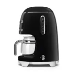 Smeg Drip Coffee Machine 50's Style Aesthetic - Black - Image 4
