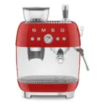 Smeg Espresso Coffee Machine With Built-in Grinder - Red - Image 3