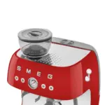 Smeg Espresso Coffee Machine With Built-in Grinder - Red - Image 7