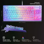 SteelSeries Apex 3 TKL RGB Gaming Keyboard - Lavender (US Layout) - Image 3