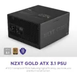 Nzxt 1200w Atx 3.1 80plus Gold Fully Modular Low Noise Power Supply - Black - Image 2