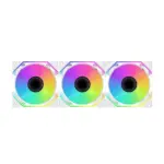 Sharx Infinity 3-in-1 Pack With Remote ARGB Fan - White