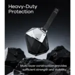 AULUMU A39 Hi-Per Shockproof Geometric for AirPods Pro 3 - Black - Image 2