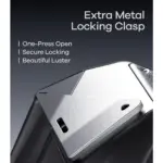 AULUMU A39 Hi-Per Shockproof Geometric for AirPods Pro 3 - Black - Image 3