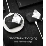 AULUMU A39 Hi-Per Shockproof Geometric for AirPods Pro 3 - Black - Image 4