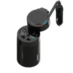 Powerology 200W Universal Car Power Inverter with LED Voltage Display