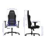 ⁦VERTAGEAR SL3800 Gaming Chair - Black/White⁩ - الصورة ⁦4⁩
