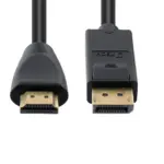 ⁦كابل ديتك من Display Port إلى HDMI ذكر إلى ذكر - 1 متر⁩ - الصورة ⁦2⁩