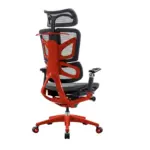 GAMVITY Ergonomic Mesh Office Chair – Red Aluminum Alloy (Spray-Painted Finish) - Image 2