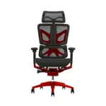 GAMVITY Ergonomic Mesh Office Chair – Red Aluminum Alloy (Spray-Painted Finish)