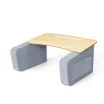 Gamvity Lap Desk Fs-12 - Bule+light Wood - Image 2