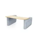 Gamvity Lap Desk Fs-12 - Bule+light Wood - Image 3