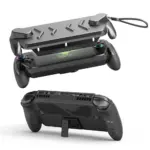 غطاء JYS الواقي من مادة TPU مع غطاء أمامي لجهاز ROG إكس بوكس آلاي وآلاي X - أسود