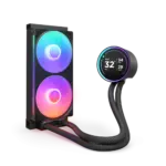 NZXT Kraken Elite 240 RGB - 240mm (2x120mm) AIO With 2.72 IPS LCD Liquid Cooler - Black - Image 2