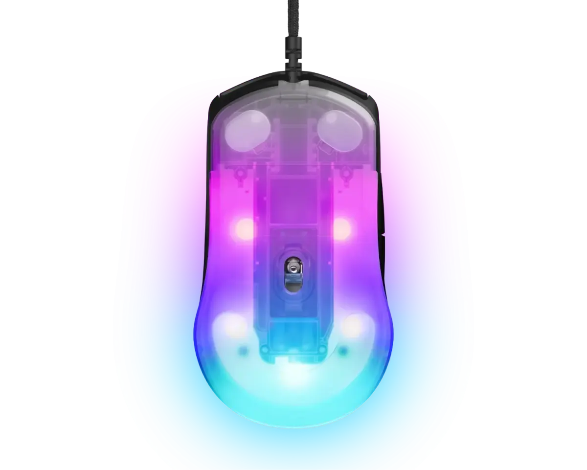 ⁦فأرة ألعاب سلكية ستيلسيريس رايفل 3 الجيل الثاني - أسود (الولايات المتحدة)⁩ - الصورة ⁦4⁩