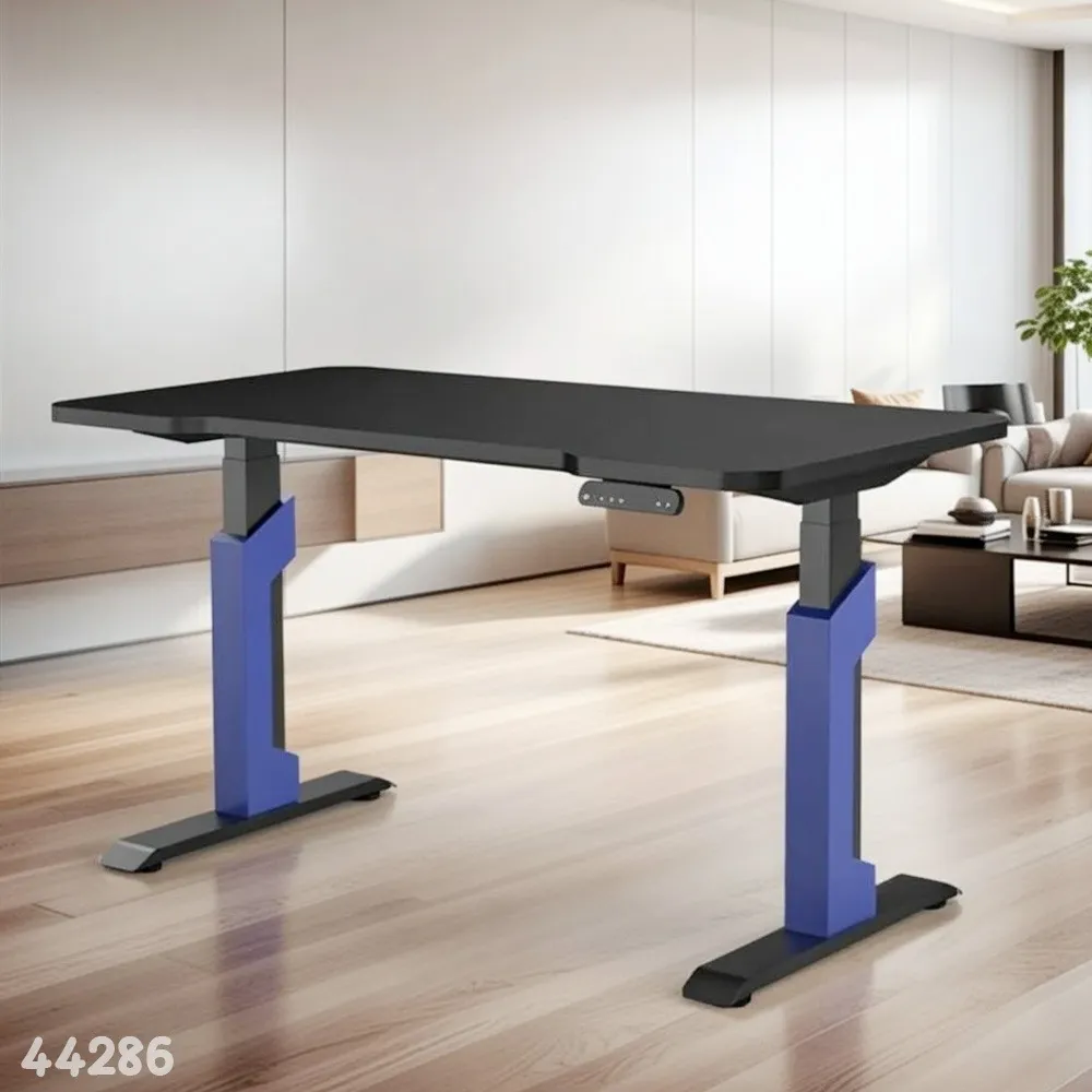 Untitled (14) Xd2s Height Adjustable Rgb Gaming Desk Black/blue (140*70) - Image 1